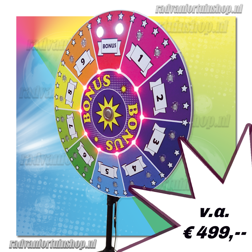 radvanfortuinshop.nl | Koop een elektronisch rad van fortuin met een diameter van 100 cm